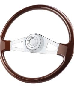 Volante de Dirección de Camión de Madera Maciza de 18"" con