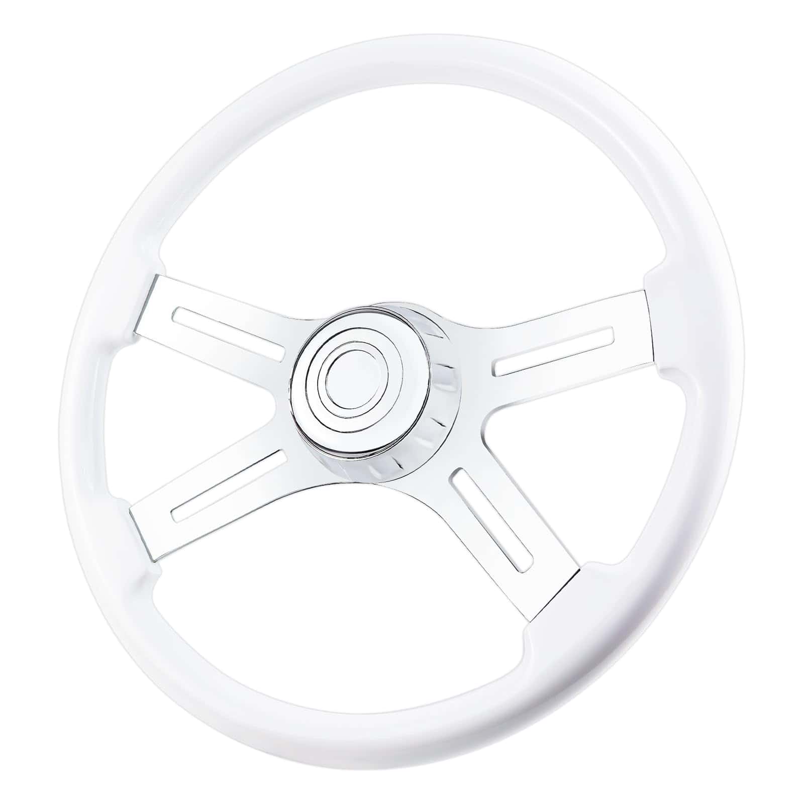 Volante de camión de madera maciza de 18 pulgadas con