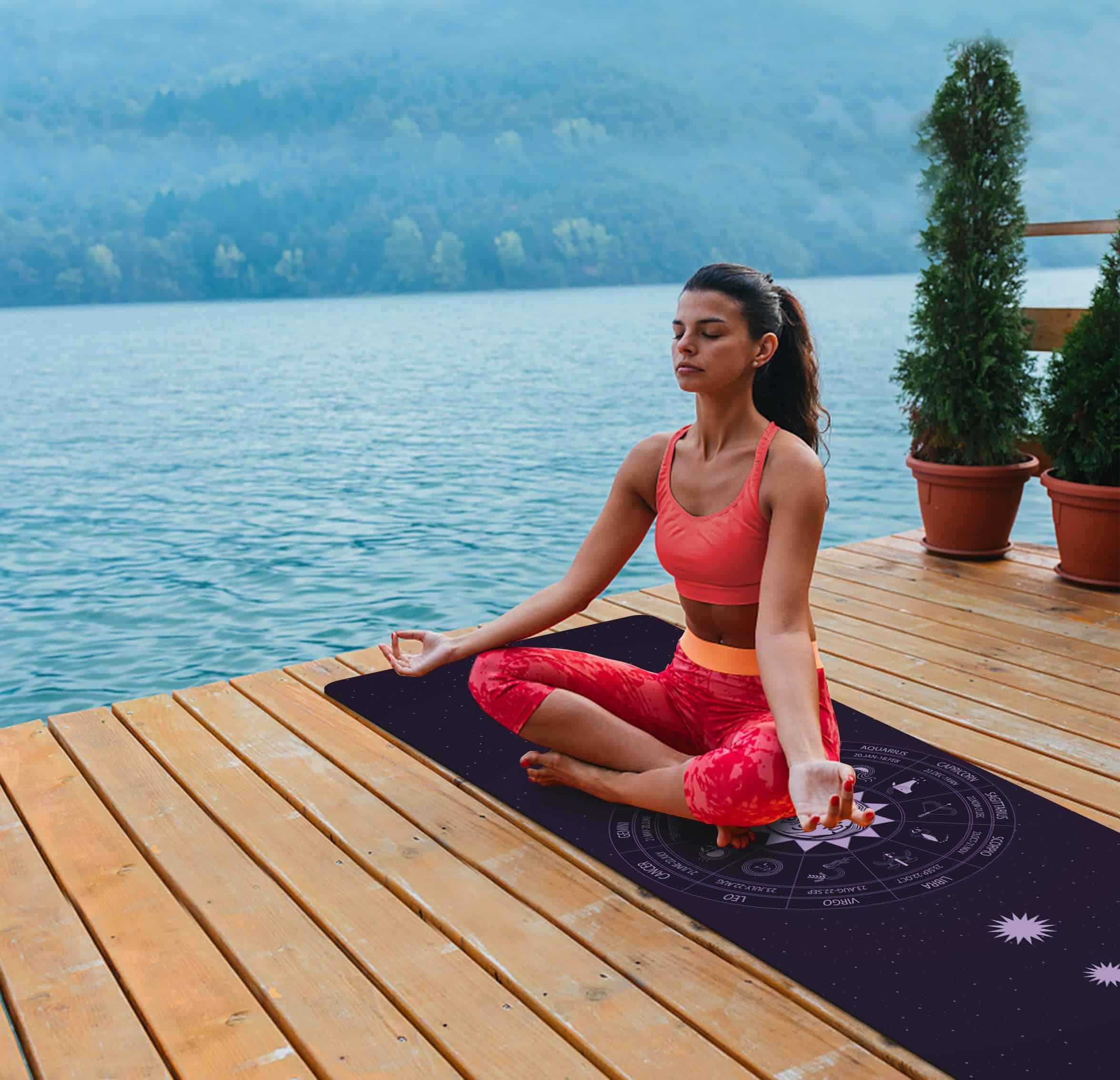 Tapete de Yoga de Viaje Impreso nuveti - 1/16 Pulgada de - Imagen 6