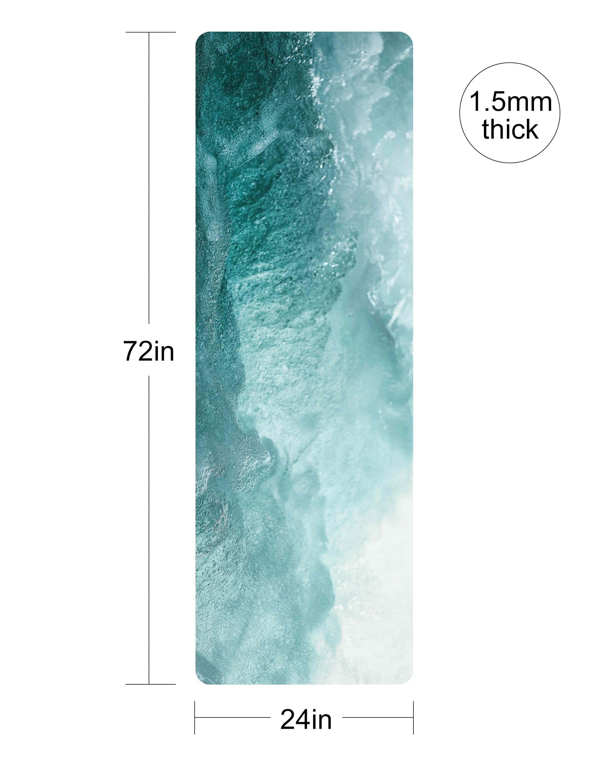 Tapete de Yoga Printed Travel nuveti - 1/16 Pulgadas de - Imagen 3