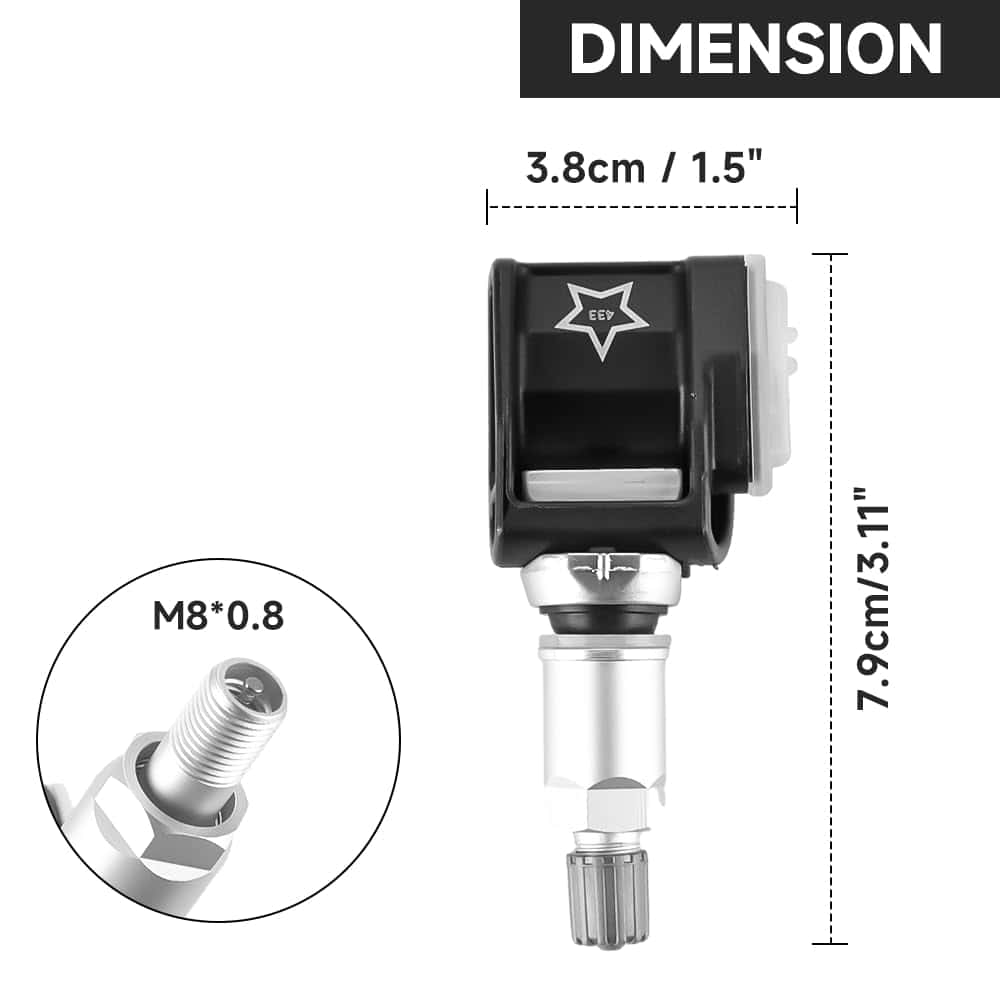 Sensor de Sistema de Monitoreo de Presión -uego de 4 - Imagen 8