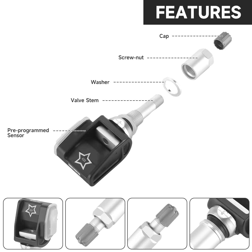 Sensor de Sistema de Monitoreo de Presión -uego de 4 - Imagen 5