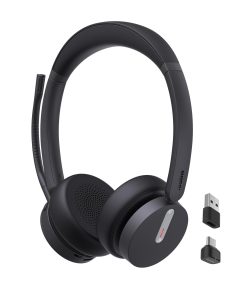 Audífono inalámbrico dual Yealink BH70 con micrófono para