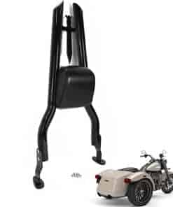 Almohadilla Sissy Bar de 27" Negra para Harley Davidson