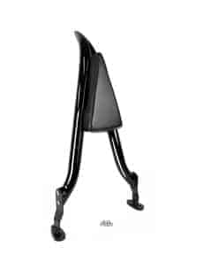 24" Cojín de respaldo del sissy bar negro para Harley