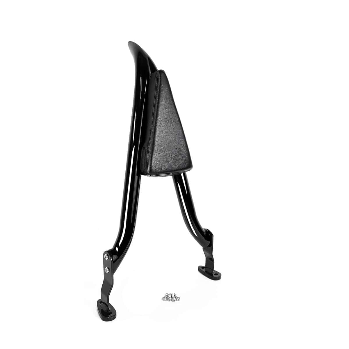 24" Cojín de respaldo del sissy bar negro para Harley