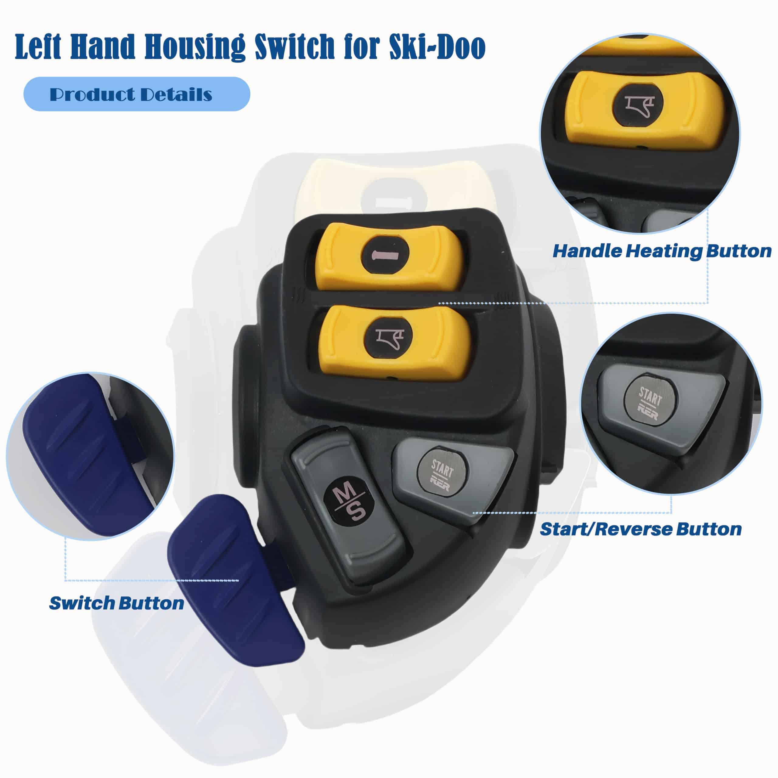 Interruptor de carcasa izquierda LLYZFED 515177053 para - Imagen 5