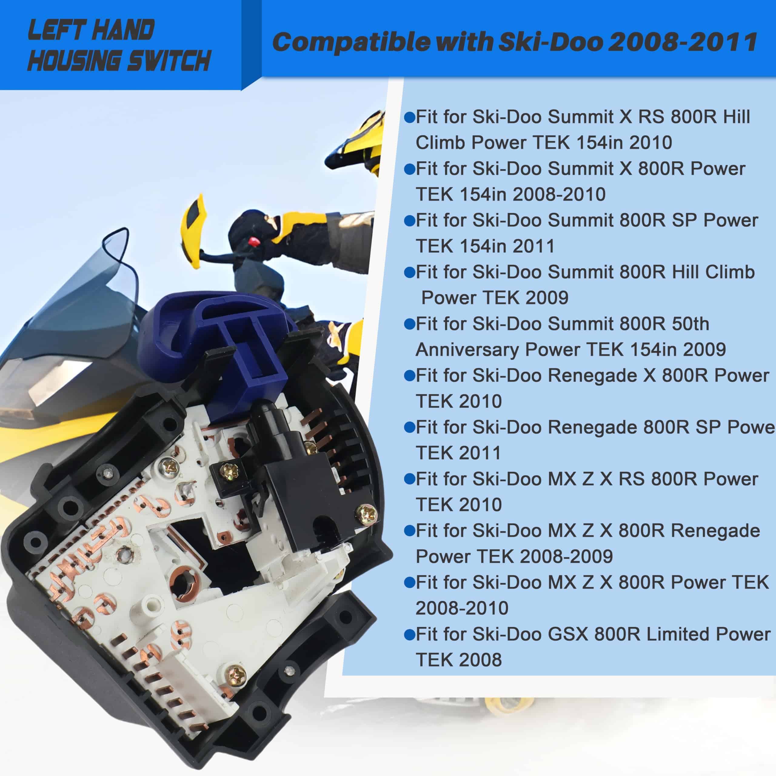 Interruptor de carcasa izquierda LLYZFED 515177053 para - Imagen 4