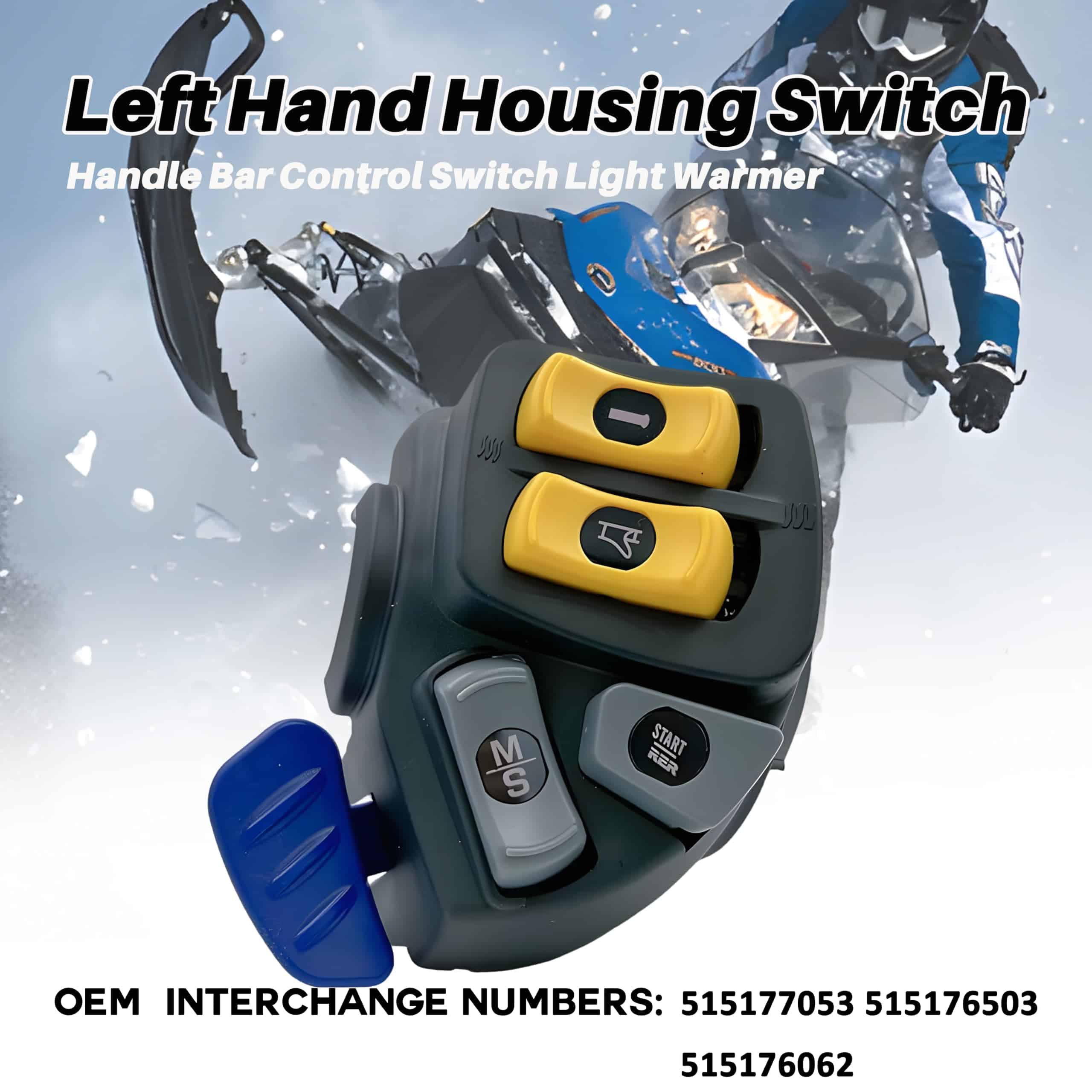 Interruptor de carcasa izquierda LLYZFED 515177053 para - Imagen 3