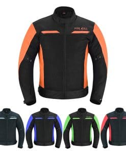 CHAQUETA DE MOTOCICLETA PARA HOMBRES FOXFULL CON