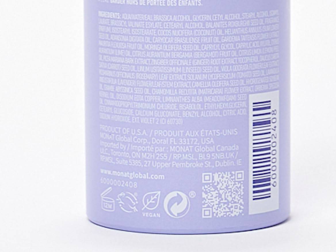 Mascarilla Tónica Antibrass de Luces Violeta MONAT - - Imagen 9