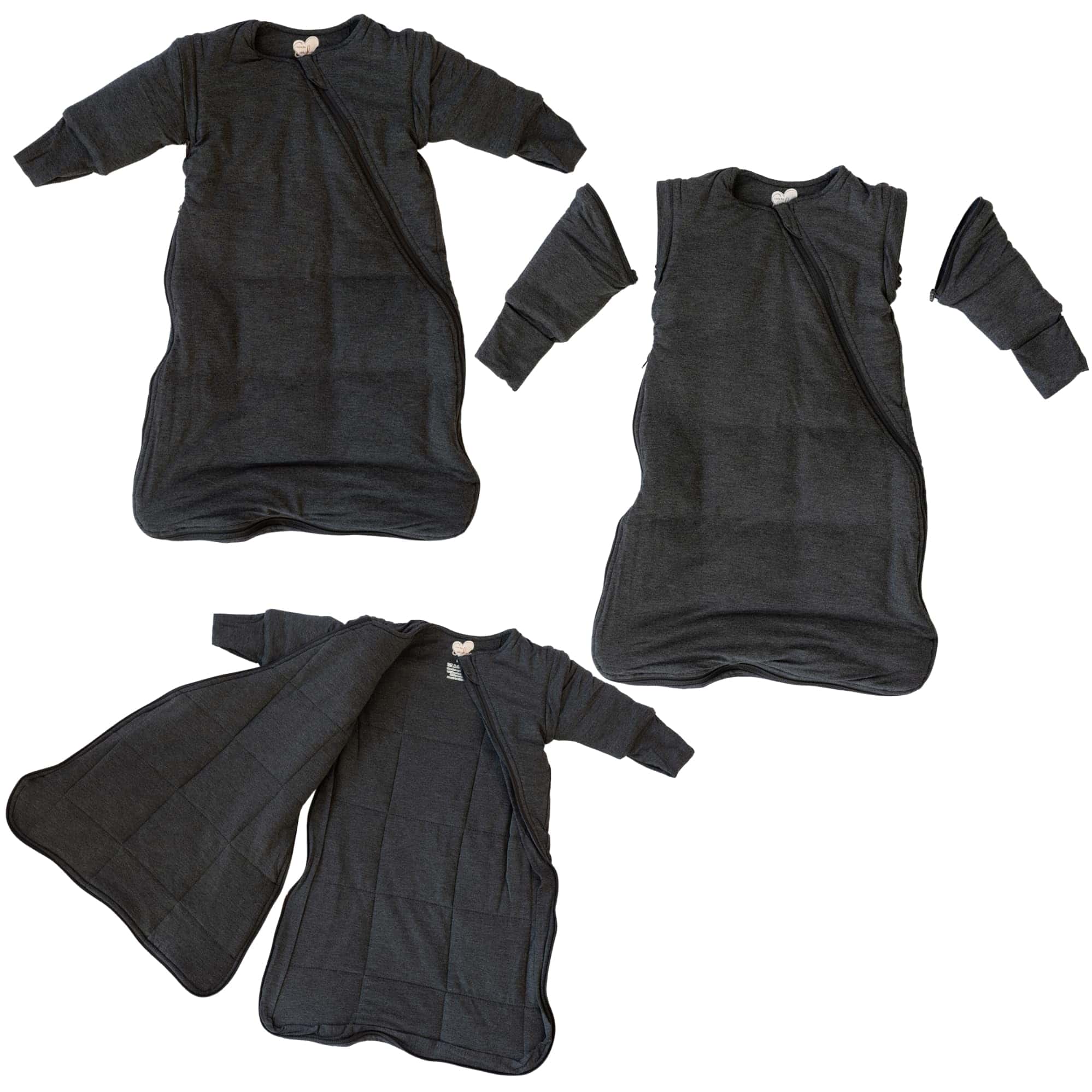 Saco de Dormir Infantil Little Big Sunshine -Carbón