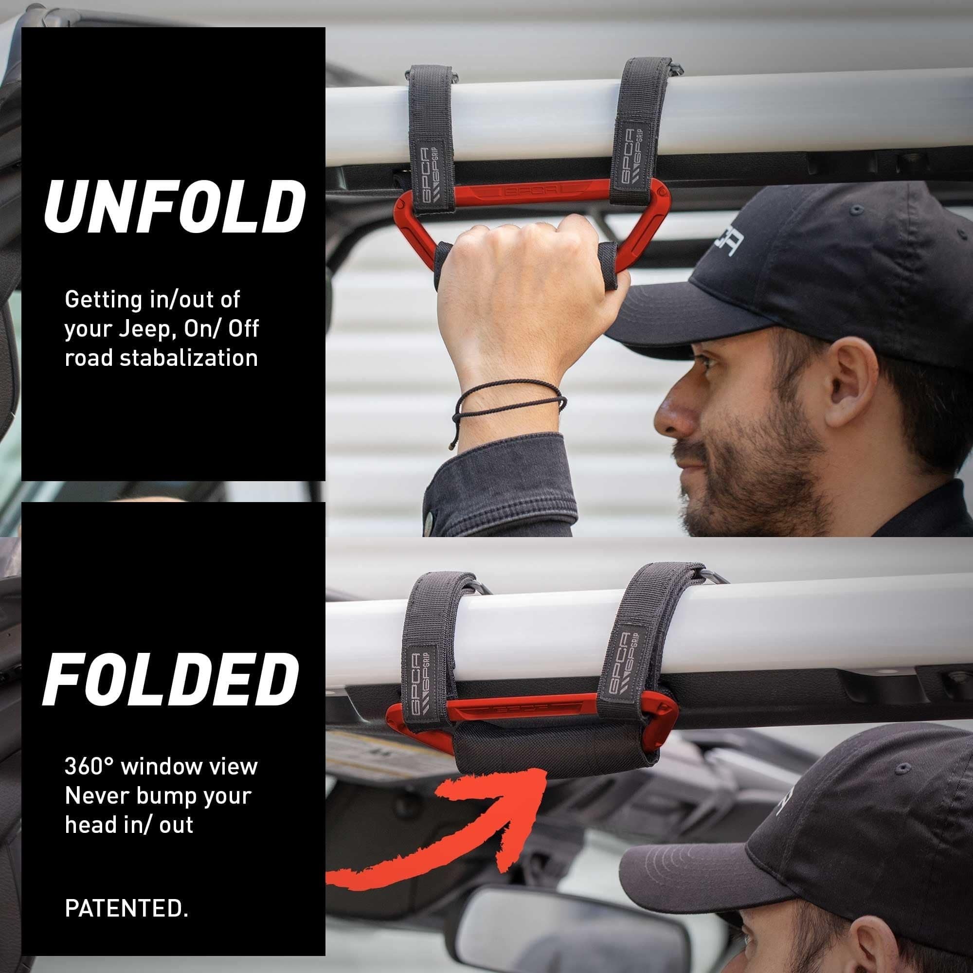 GPCA GP Grip Air Grab Handles Diseñado para 2024+ Jeep - Imagen 6
