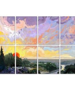 Paneles Acústicos de Arte, 48" x 32" Paneles de Pared