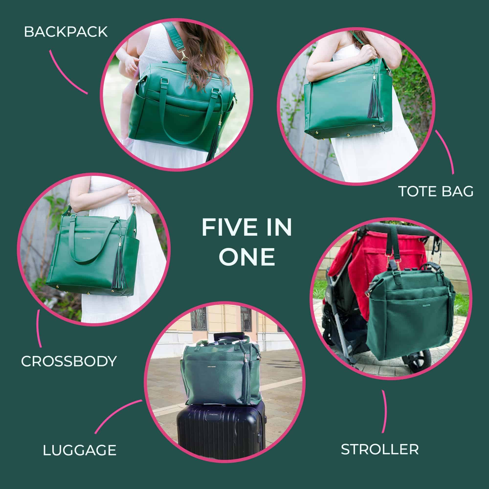 Mochila Grande para Pañales Kaela Marie, Bolso de Viaje - Imagen 4