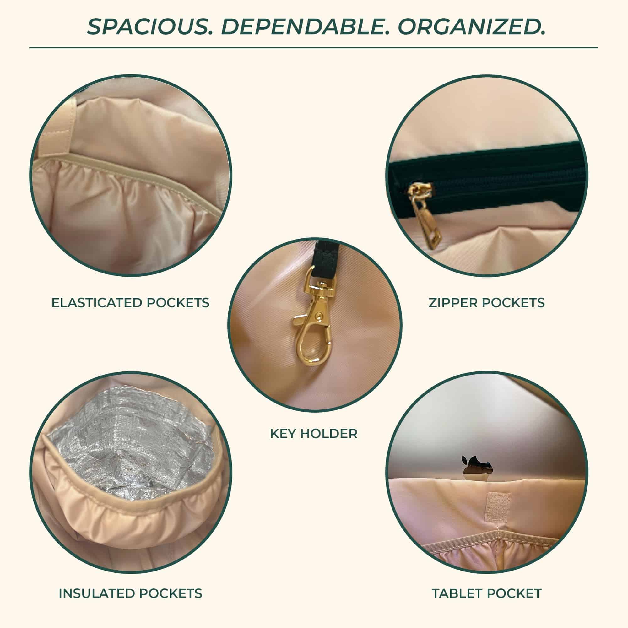 Mochila Grande para Pañales Kaela Marie, Mochila de Viaje - Imagen 6