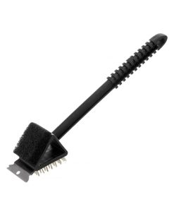 Cepillo y rascador para parrilla NUALLY, Cepillo limpiador