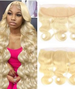 Frontal de Encaje de Onda del Cuerpo 613 Brasileño 13x4