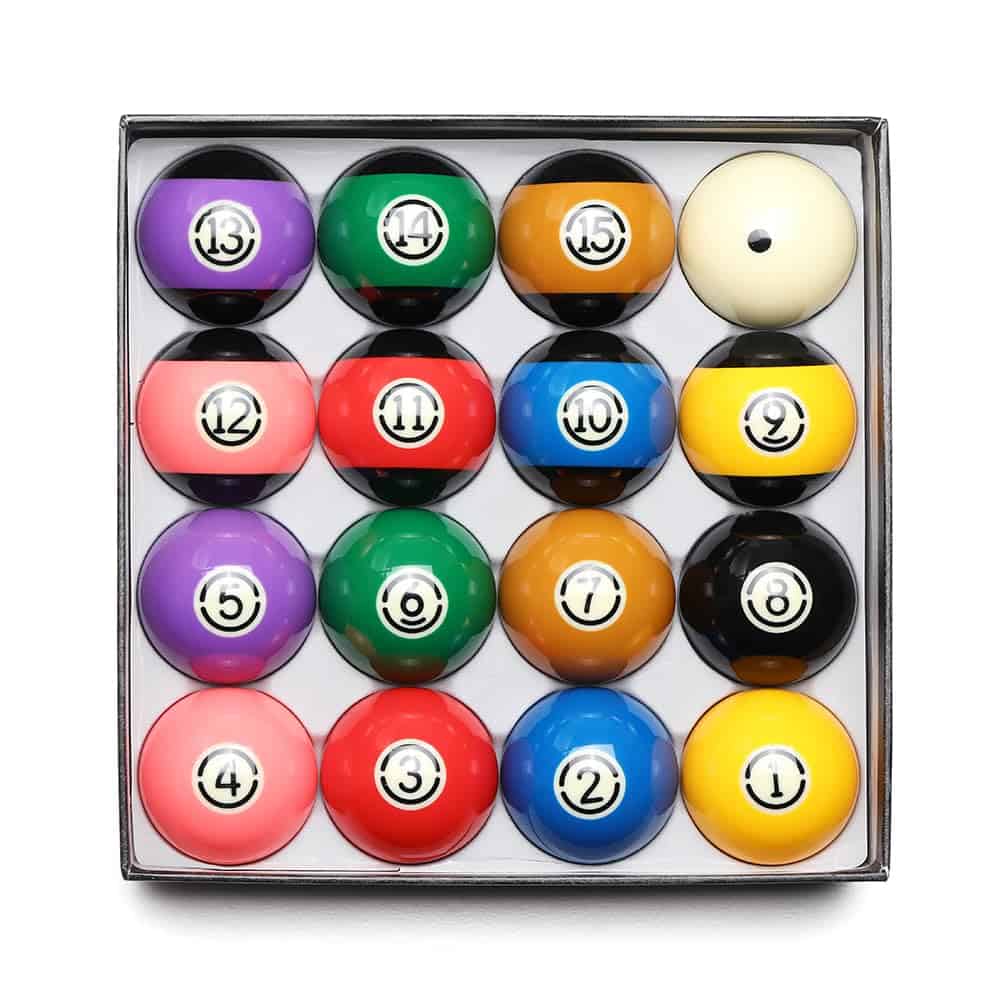 Juego de Bolas de Billar Soseen de 2-1/4" Tamaño Oficial 16