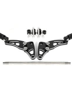 Plegable 3D Grabado CNC Reposapiés Traseros para Pasajeros