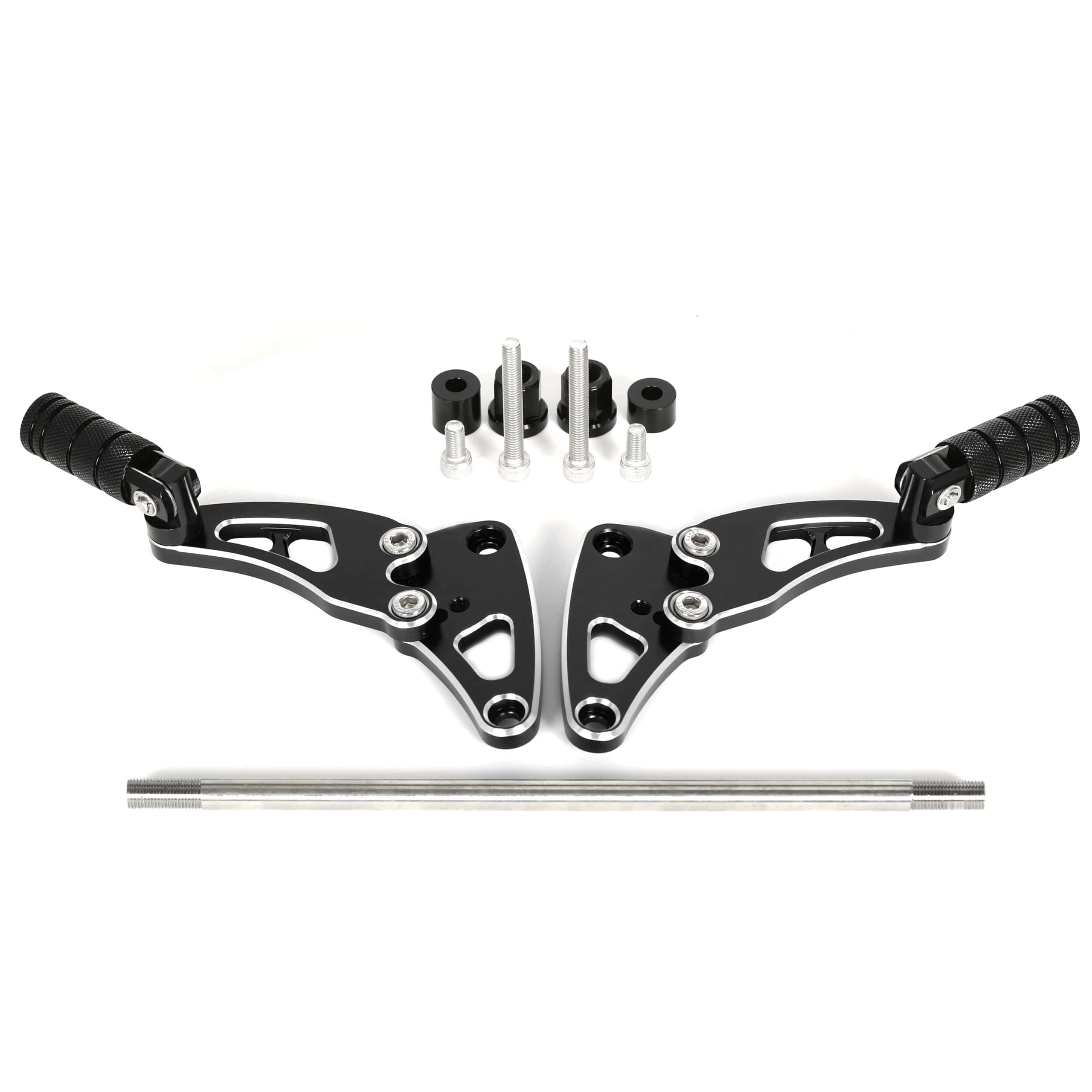 Plegable 3D Grabado CNC Reposapiés Traseros para Pasajeros