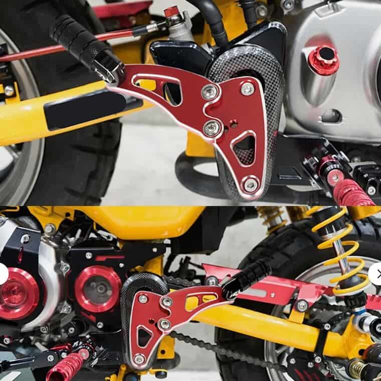 3D Grabe Plegable CNC Reposapiés Traseros para Pasajeros - Imagen 3