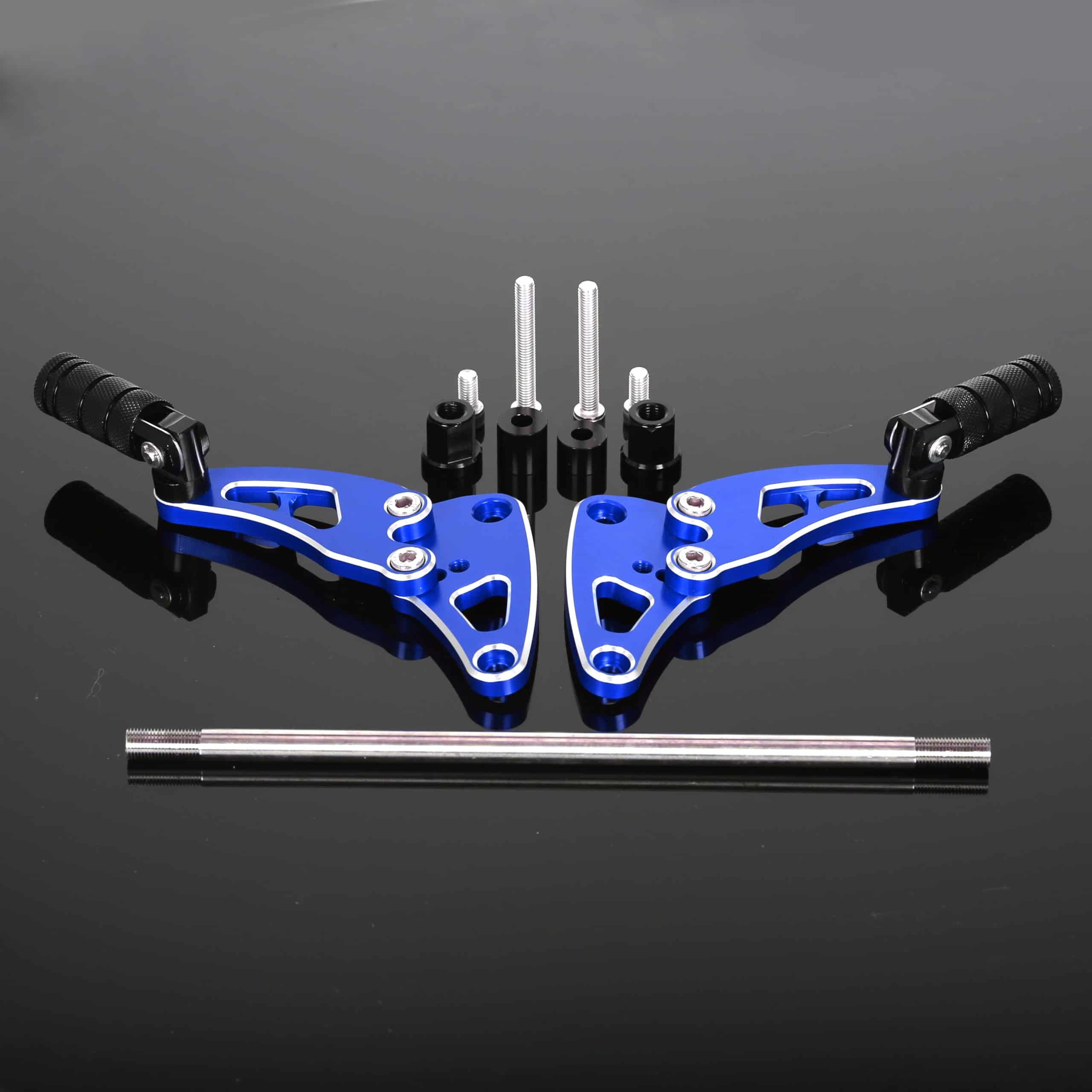 Plegable grabado en 3D CNC Reposapiés trasero del pasajero