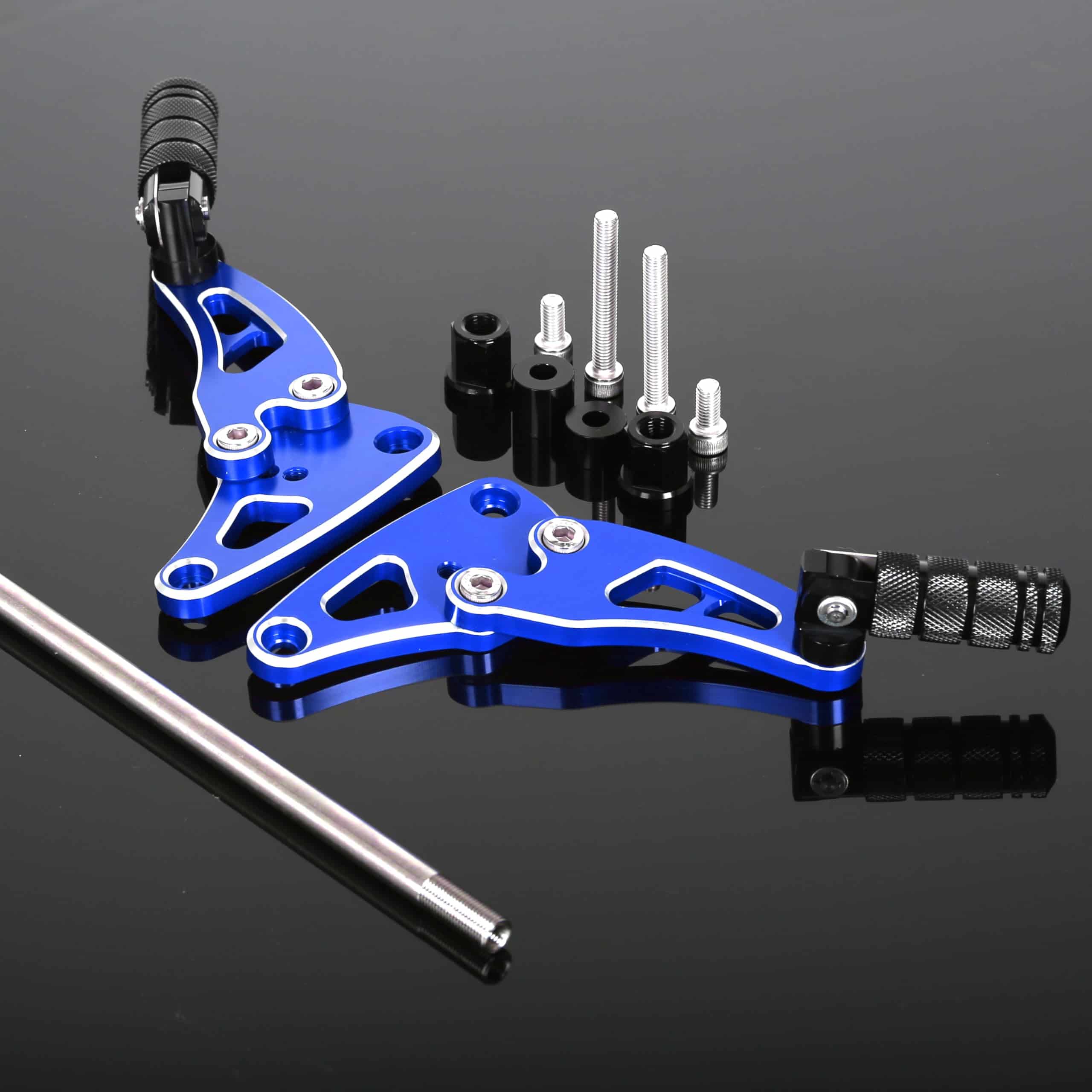 Plegable grabado en 3D CNC Reposapiés trasero del pasajero - Imagen 7