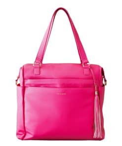 Mochila de gran tamaño para pañales Kaela Marie, de cuero