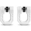 DV8 Offroad Elite Series D-Ring Shackles | Par -Blanco
