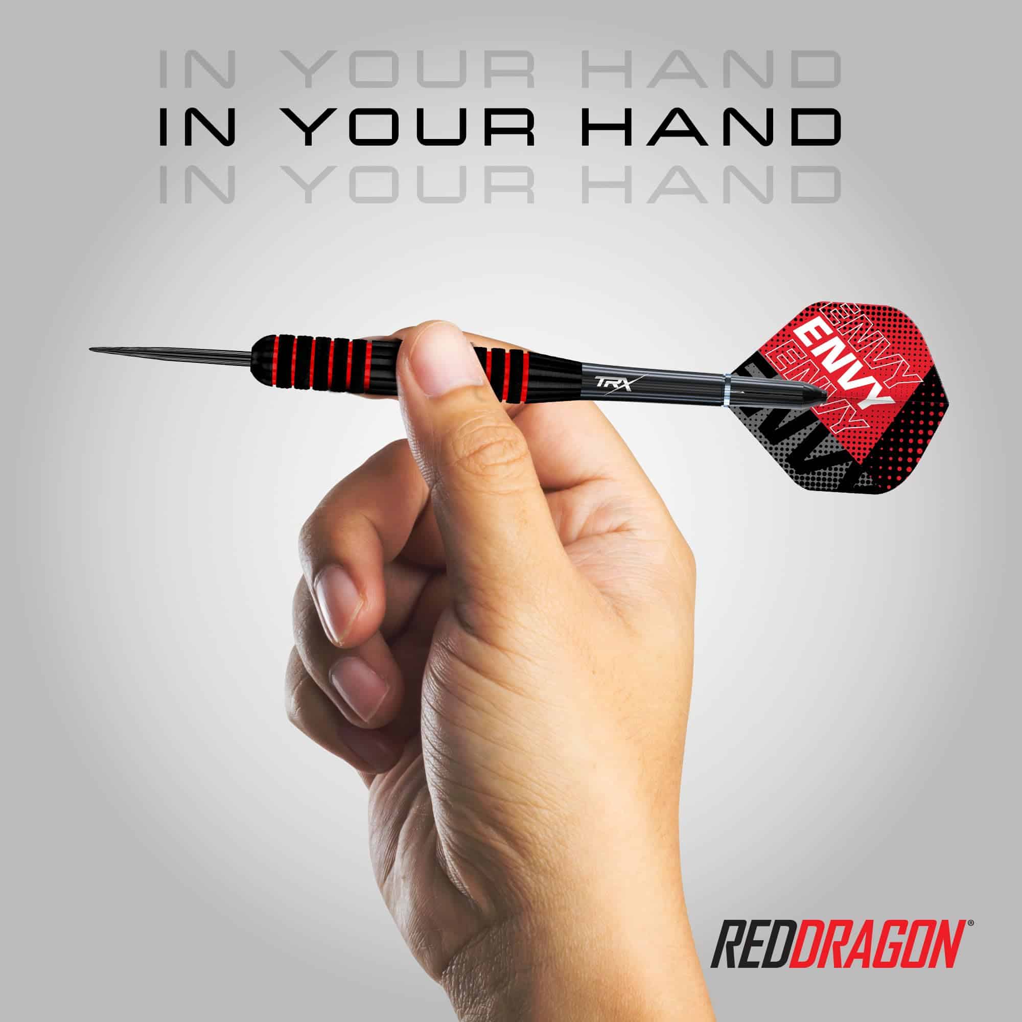 Dardos RED DRAGON - Serie Envy 22g - Negro y Rojo - Set de - Imagen 6