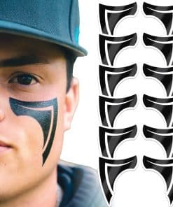 BLSTK Athletics - Tatuajes temporales de ojos -Negro