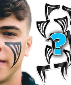 BLSTK Athletics - Tatuajes Temporales de Ojos -Negro