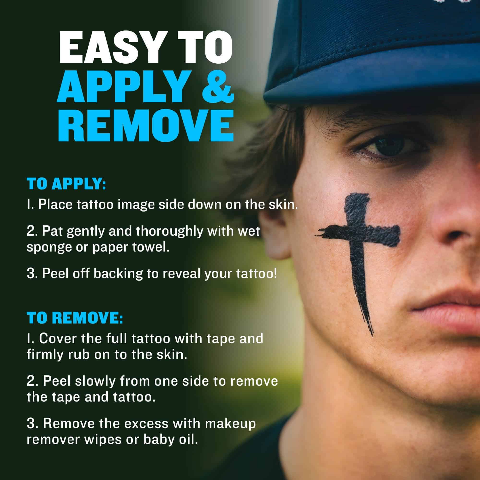 BLSTK Athletics - Tatuajes Temporales para Ojos en Deportes - Imagen 5