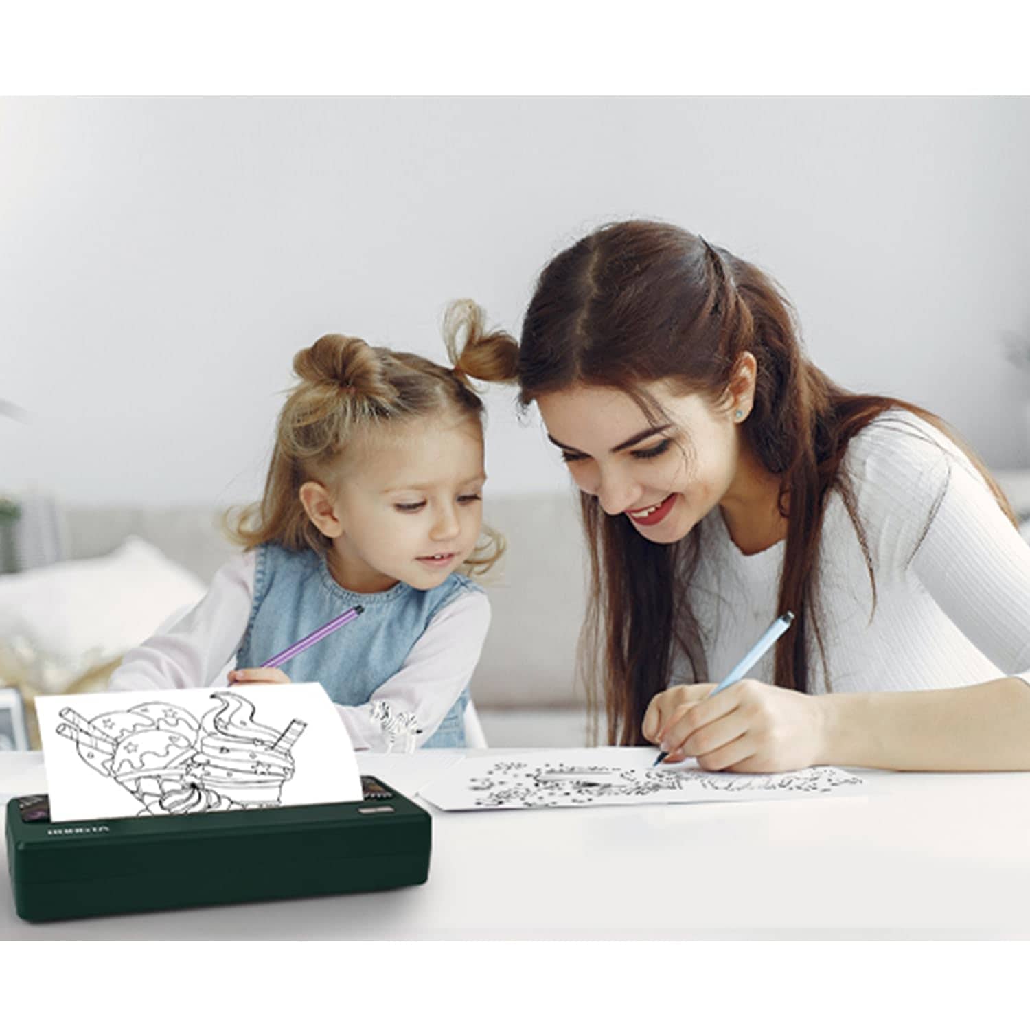 Impresora Portátil Rongta Inalámbrica para -Verde Oscuro - Imagen 6