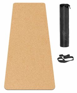 Tapete de Yoga de Corcho LERYG, con Material de Corcho en