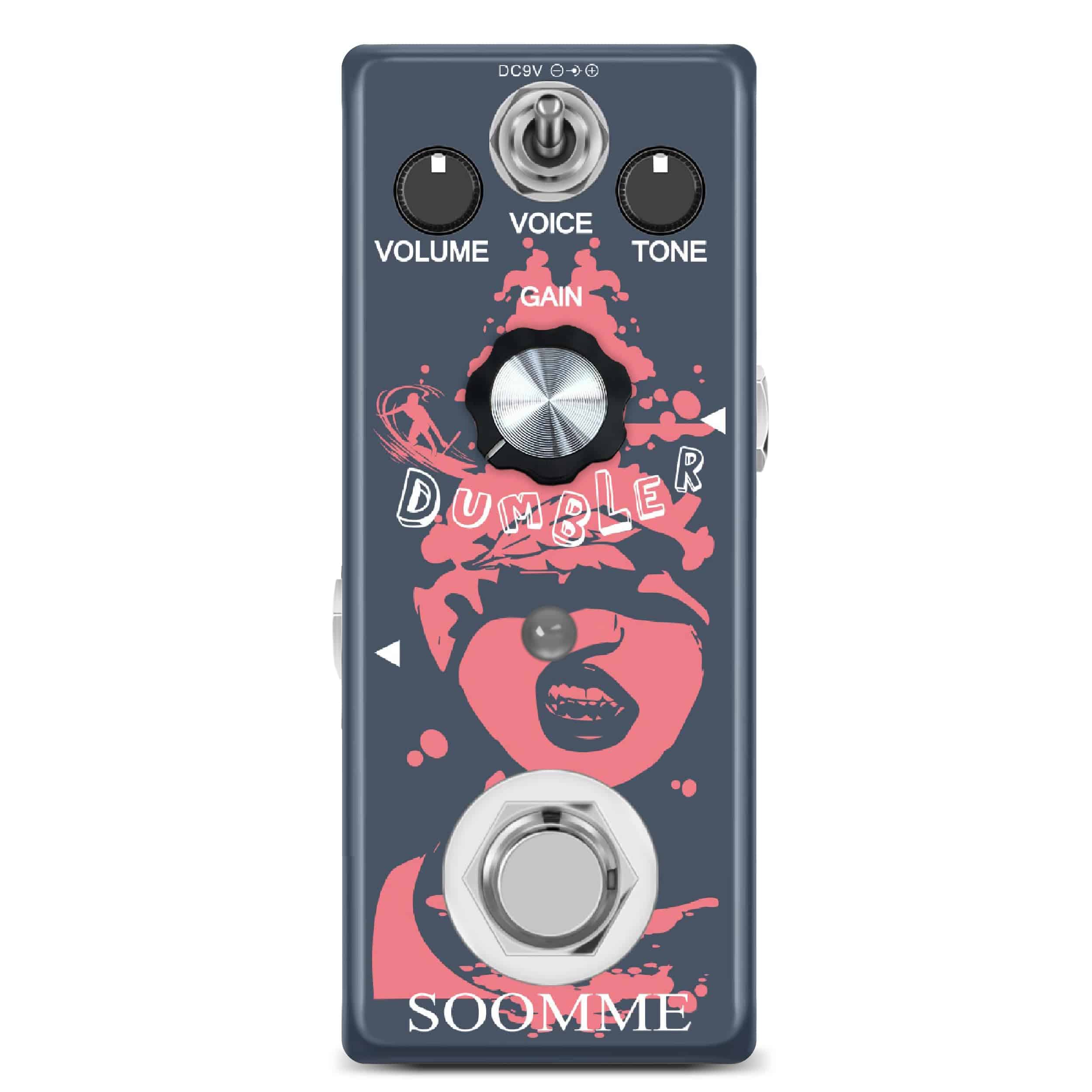 Pedal de Efecto de Guitarra SOOMME Dumble Mini Analógico