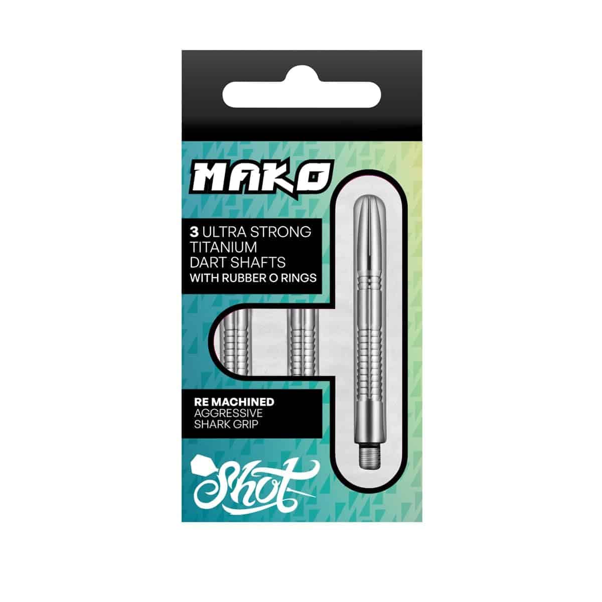 Set de Ejes de Dardos de Titanio Profesional Mako de Shot!