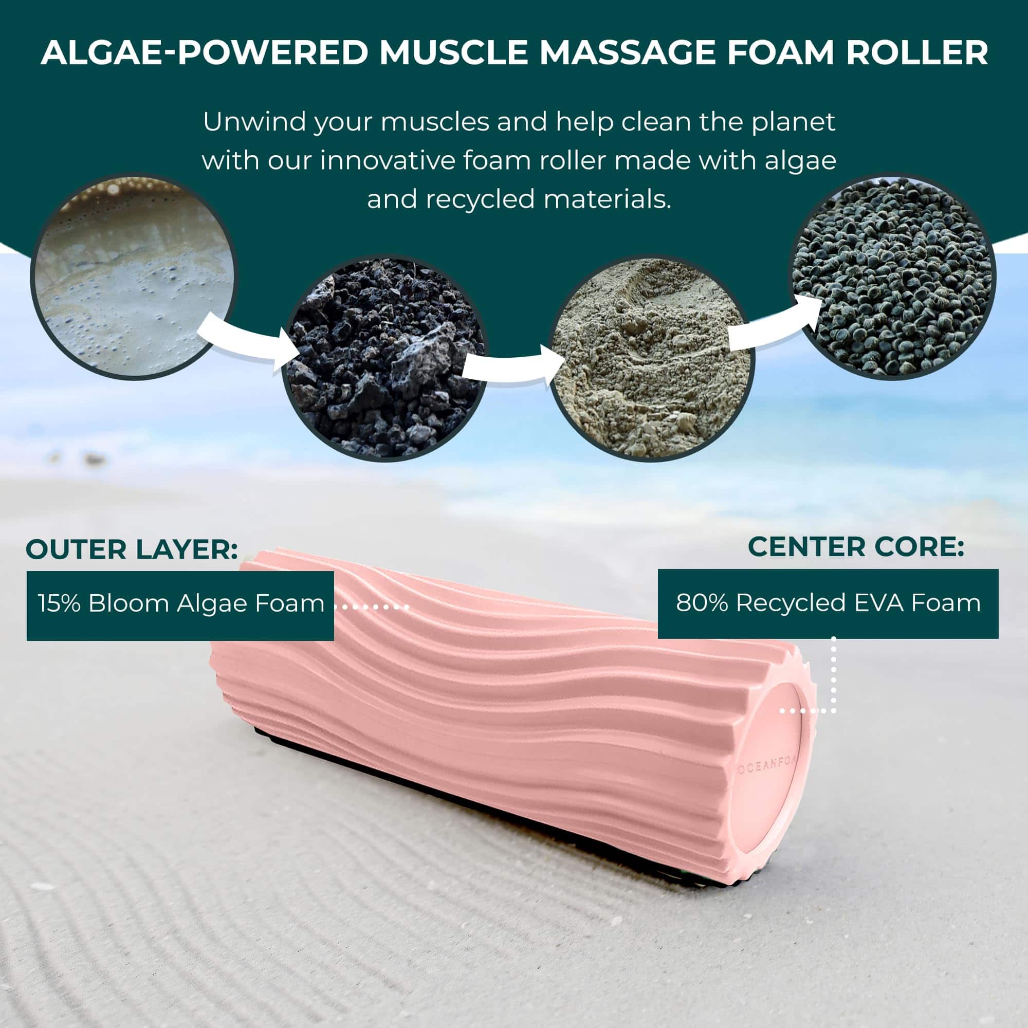 Rodillo de espuma Oceanfoam Tidal - Blush - Rodillo de - Imagen 8