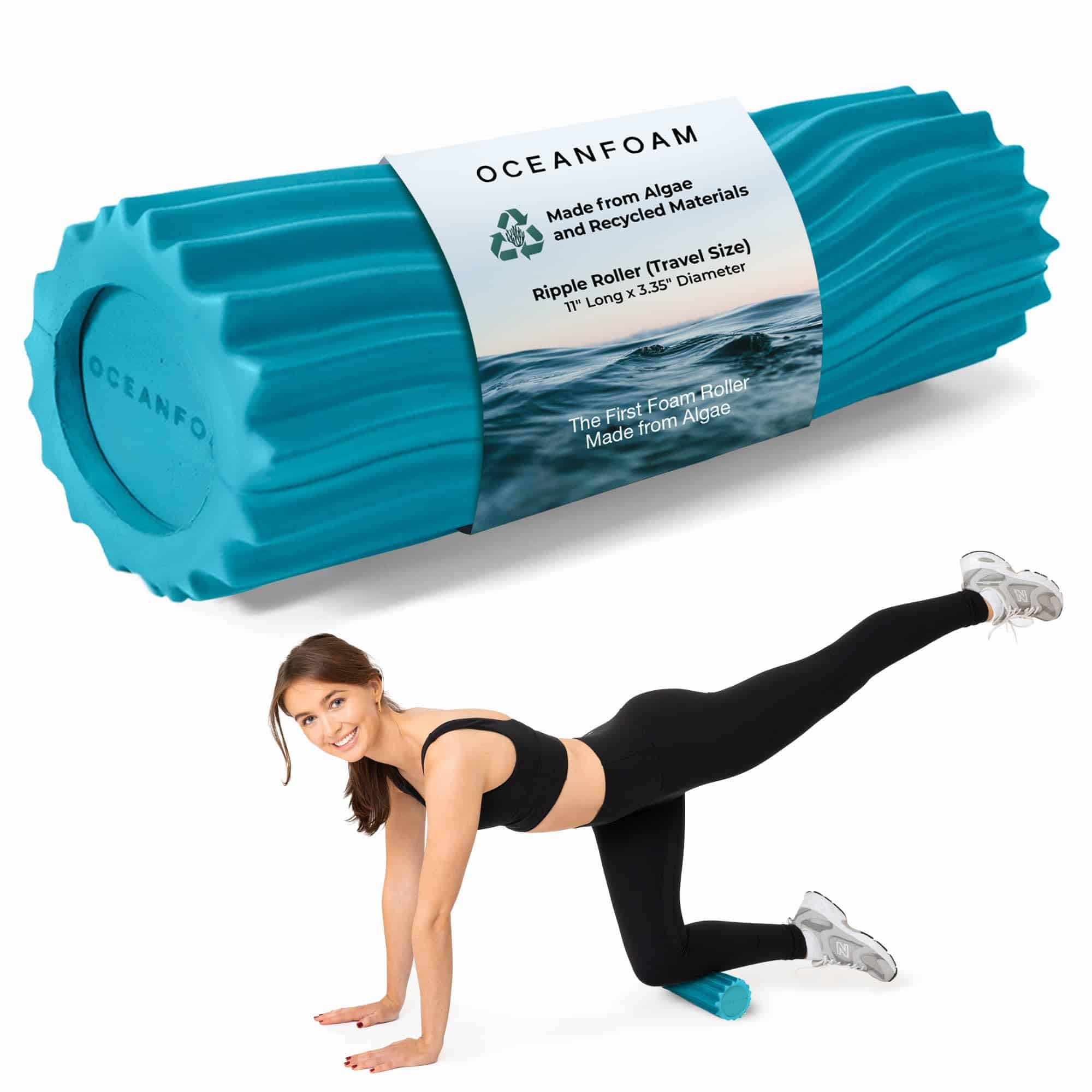 Rodillo Oceanfoam Tidal - Azul Miami - Rodillo de Espuma - Imagen 10