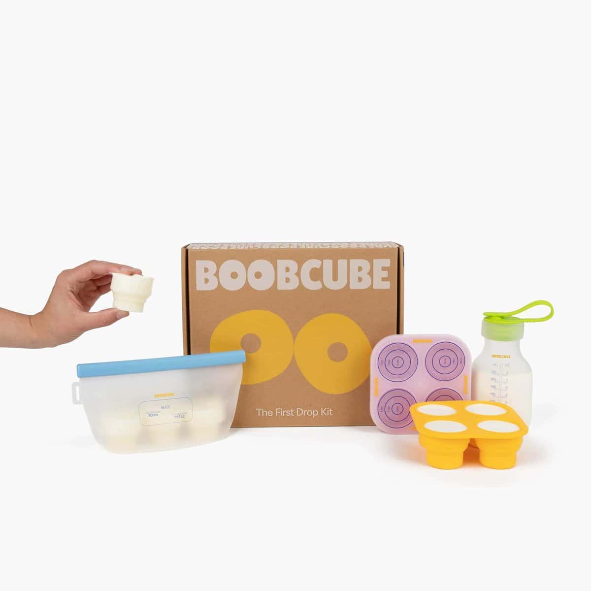 Kit Completo BoobCube Bandejas de Almacenamiento de Leche