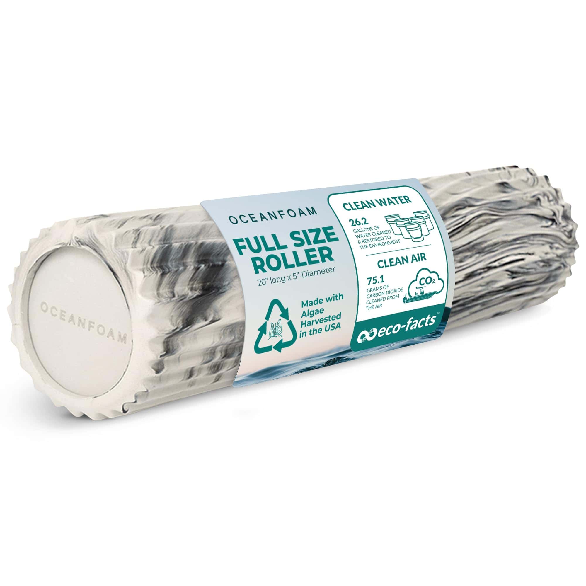 Rodillo de Espuma Oceanfoam Tidal - Marmol Negro - Rodillo