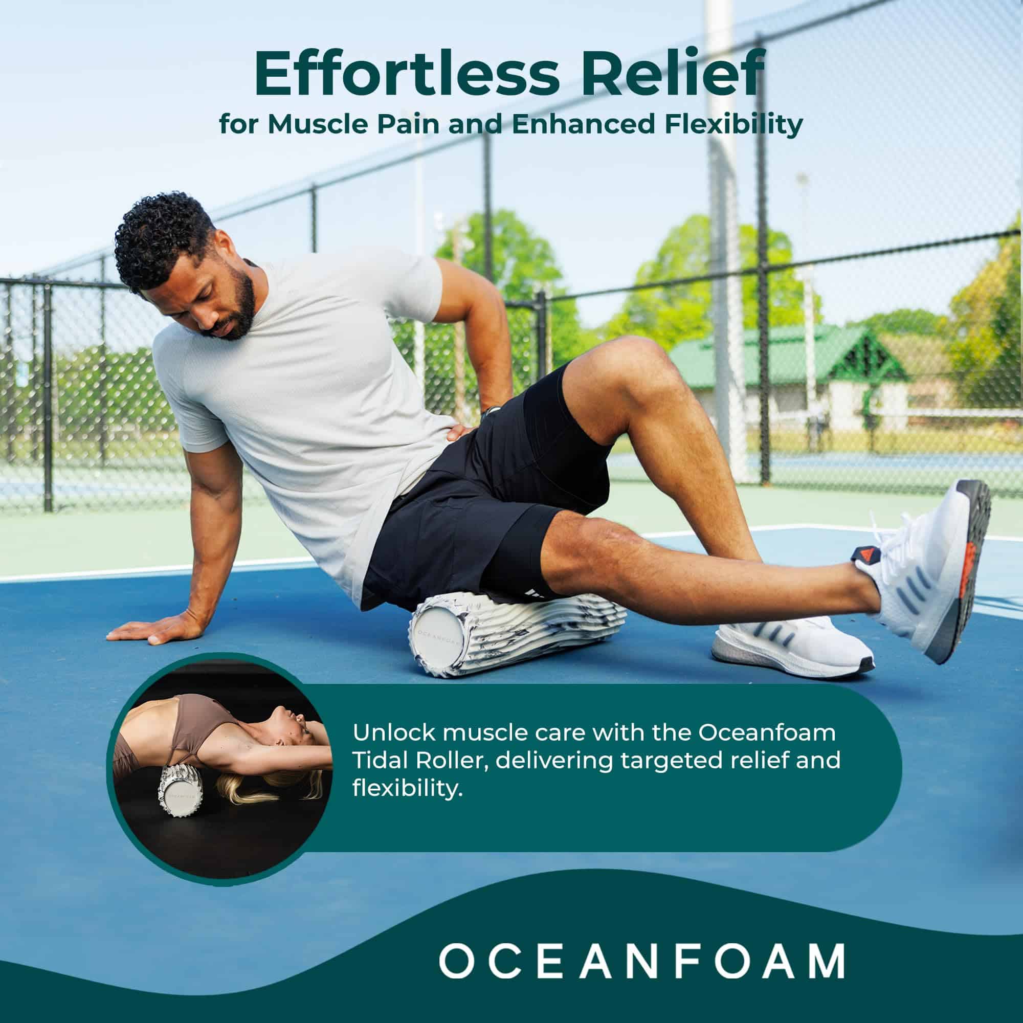 Rodillo de Espuma Oceanfoam Tidal - Marmol Negro - Rodillo - Imagen 5