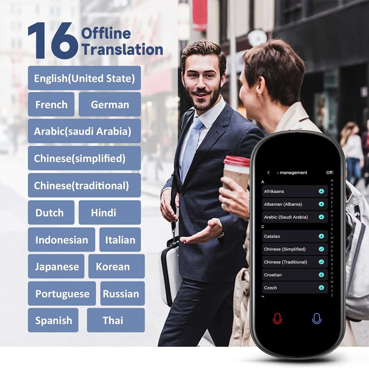 Dispositivo traductor de idiomas, traducción de voz - Imagen 5