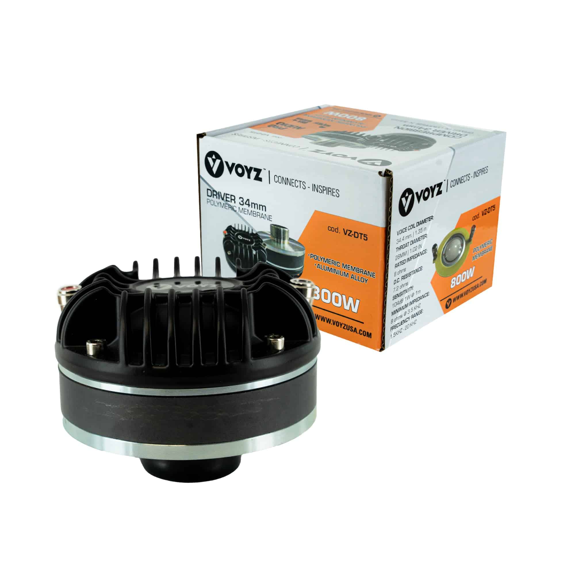 VOYZ Twist-On Throat Compression Driver - Alta Potencia