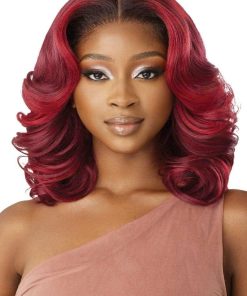 Outre - Peluca de Cierre de Encaje 5X5 - -NEGRO 1B