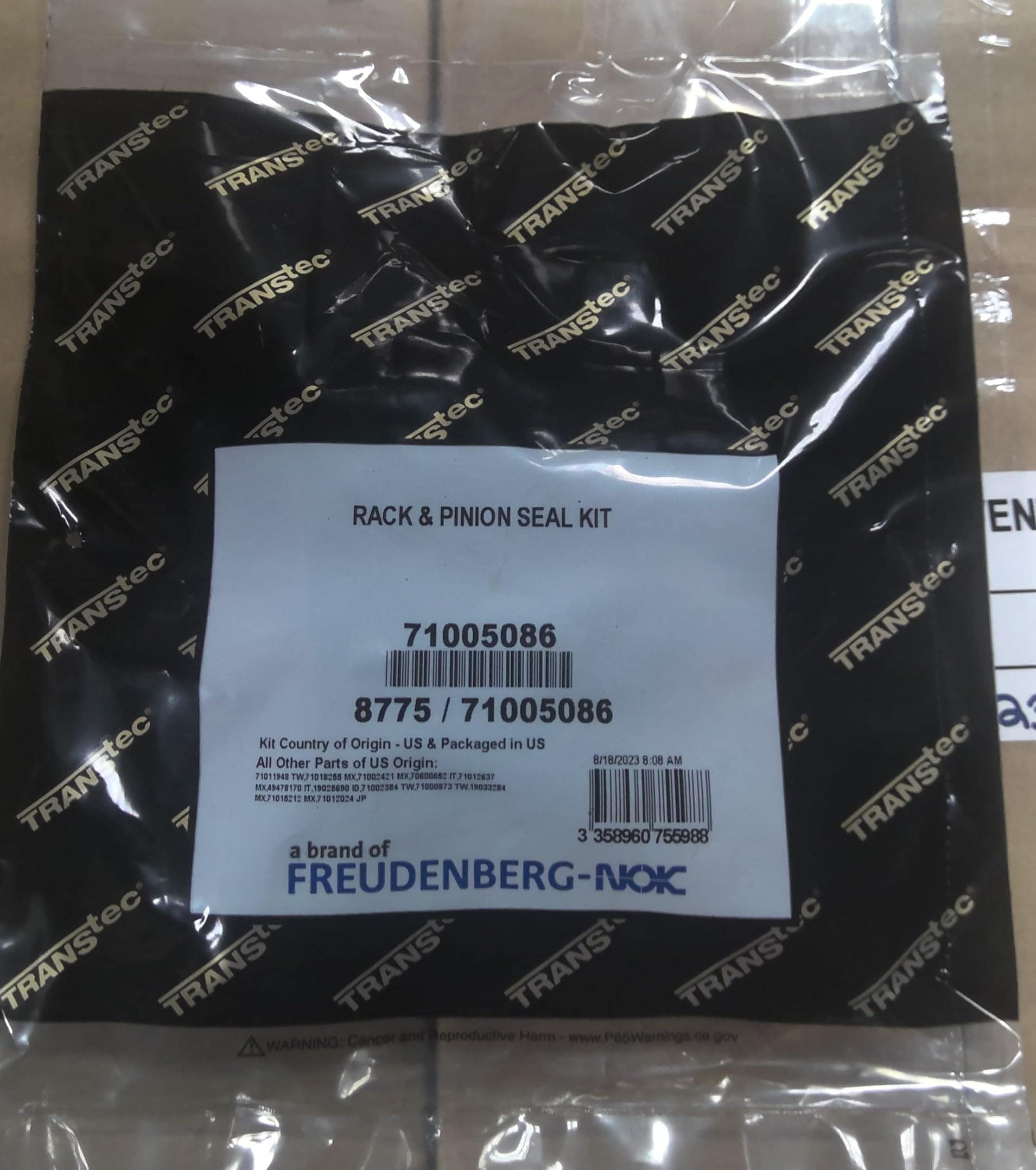 Kit de Dirección Asistida Hidráulica Transtec 8775 Rack & - Imagen 4