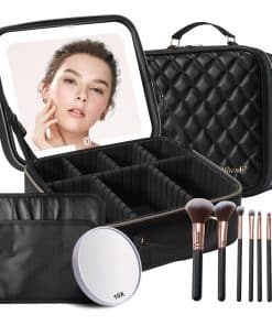 Estuche de Maquillaje de Viaje Mocado con Espejo LED