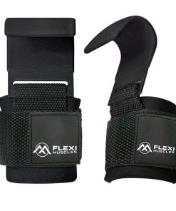 Ganchos para Levantamiento de Pesas Flexi Muscles (Par) -