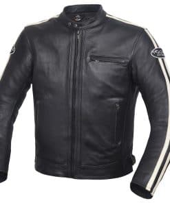 Chaqueta de cuero genuino para motocicleta WEEKND WARRIORS